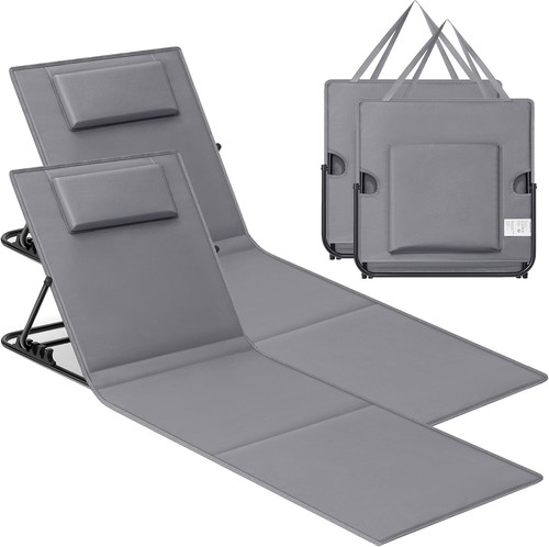 Songmics strandstuhl 2er - strandstuhl,, set
